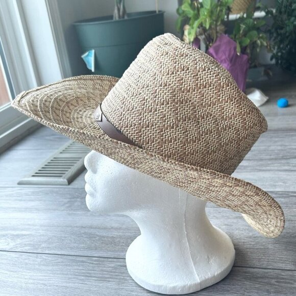 Crown Cattleman Straw Cowboy Hat - Picture 2 of 11